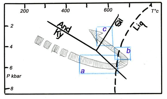 Diagramme Pression température métamorphisme